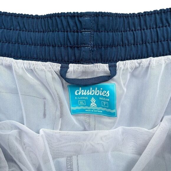 Chubbies Men's XL Color Block Swim Trunks 7" Beach Poolside Shorts - Picture 3 of 4